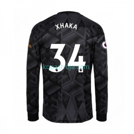 Billiga Fotbollströjor Arsenal Granit Xhaka 34 Borta tröja 2022/23 Långärmad